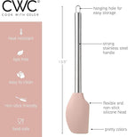 COOK WITH COLOR Silicone Cooking Utensils, Kitchen Utensil Set, Easy to Clean Silicone Kitchen Utensils, Cooking Utensils for Nonstick Cookware, Kitchen Gadgets Set, 10 Pieces, Rose