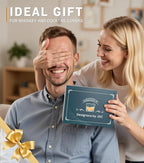 Whiskey Smoker Kit with Built-in Lighter, Electric Cocktail Smoker Kits with 6 Wood Chips Old Fashioned Bourbon Drinking Smoking Kit Gifts for Dad Husband Men Father, No Butane Needed, Black