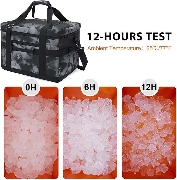 TOURIT Cooler Bag 48/60 Cans Insulated Soft Cooler Large Collapsible Cooler Bag 32/40L Lunch Coolers for Picnic, Beach, Work, Trip