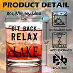 kunlisa Lake Gifts Whiskey Glasses, Lake House Decor and Gifts, Lakes House Essentials 10 oz Drinking Rocks Glasses for Women Men Whisky Cocktail Scotch Bourbon Liquor