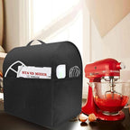Stand Mixer Cover for KitchenAid Mixer, Multi Pockets, Water-resistant, Easy Cleaning (Black, Fit for Bowl Lift 5-8 Quart)