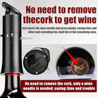 Vacuum Wine Dispenser, Multifunctional Wine Aerator, Wine Preservation System, Switchable Decanter & Wine Storage Function, Wine Accessories Gift for Wine Lovers, No Power & Consumables Required