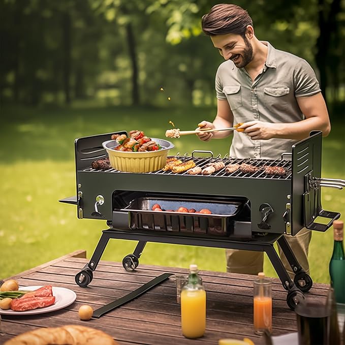 10inch Round deepening Gold Aluminum Foil Pans with Lids, Chafing Dish, Heavy Duty Disposable Hot Pot 5 Set For Microwave & Oven Safe Cooking,Baking,A takeaway Food Container