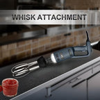 VONCI 10inch Detachable Whisk Attachment. 350W, 500W & 750W Commercial Immersion Blender Compatible.