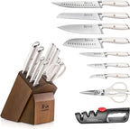 Cangshan L1 Series 10-Piece Knife Block Set, Forged German Steel, 1027532
