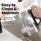 Vianté Electric Kettle With Infuser For Loose Leaf. Hot Tea Maker With Temperature Control And Automatic Shut Off. Tea Kettle With Brewing Programs. 1.5 Liters Capacity