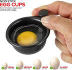 Nonstick Egg Poacher Pan, 2 Poached Egg Cups, Easy Poached Egg Cooker Stainless Steel, Perfect Eggs Benedict Maker, Egg Poaching Pan, PFOA-Free Silicone Spatula - Modern Innovations