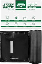 Vacuum Seal Rolls 11" x 50' 2 Pack (100 Feet Total) 5.5 Mil (Black and Black) - BPA Free Commerical Grade Food Saver for Storage, Sous Vide, and Meal Prep Sealer Bag