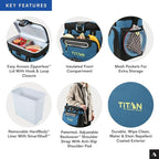 Titan by Arctic Zone 30 Can Zipperless Soft Cooler with HardBody Liner