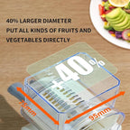 Rotary Cheese Grater with Hand Crank, 5 Interchangeable Blades Vegetable Slicer - Strong Suction Cup Base for Secure Use, Removable & Easy to Clean - Ideal for Cheese, Vegetables, Fruits, Nuts green