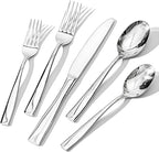HIKAA 20-Piece Silverware Set for 4, Heavy Duty Stainless Steel Flatware Cutlery Set For Home Kitchen Restaurant Hotel, Kitchen Utensils Set, Mirror Polished, Dishwasher Safe