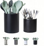 Utensil Holder,Extra Large Utensil Holder for Kitchen Counter, Silverware Organizer, Stainless Steel Storage Cooking Caddy Flatware Spoon Spatula Tool Cutlery Container(2 Set)