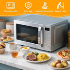 4pcs Microwave Breakfast Set, Including Non-Stick Omelet Maker 2 Cavity Egg Poacher Bacon Baking Tray Potato Rack Easy to Use Microwave Cookware Cooker