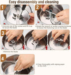 Electric Grain Mill Grinder-800g 110V 3000W Performance Grain Mill,Suitable for Kitchen, Household,Commercial Use of Crushing Dry Grains,Spices,Herbs,Coffee,Corn,Pepper Grinder.(800g)