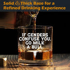 kunlisa Funny Whiskey Glasses, Sarcastic Gifts, Country Rural Humor 10 oz Drinking Rocks Glasses for Women Men Whisky Cocktail Scotch Bourbon Liquor