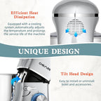 CHeflee Stand Mixer,660W 6+P With 6.5QT Stainless Steel Bowl,Dough Hook, Wire Whip & Beater,for Most Home Cooks,Silver