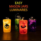 SPANLA Mason Jars 8 oz, 24 Pack Canning jars 8 oz Jelly Jars With Regular Lids and Bands, Half Pint Glass Jars Ideal for Jam, Honey, Wedding Favors, Shower Favors