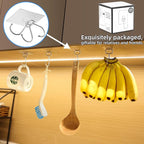 Antimbee 10-Pack All-Purpose Large Adhesive Hooks for Hanging, Banana Hook, Heavy Duty Adhesive Hooks 37 lb(Max), Sticky Wall Hook fit Home, Bathroom, Kitchen, Office and Outdoor