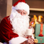 30 Pcs Christmas Drink Stirrers Xmas Stir Stick Holiday Coffee Swizzle Stick Reusable Plastic Hot Cocoa Bar Chocolate Decoration Cocktail Mixer(Santa Claus,Delicate Color)