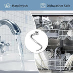 Stainless Steel Dough Hook Replacement for KitchenAid 7 QT Bowl-lift Stand Mixers, Stainless Steel Spiral Dough Hook Attachment for Kitchen aid attachment parts, Dishwasher Safe