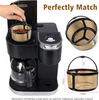 Reusable K-Duo Coffee Filter for Essentials & Brewers, Carafe Basket Filters for K-Duo Coffee Makers, Accessories, 2 Pack