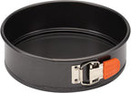 Rachael Ray Oven Lovin' Nonstick Bakeware Springform Baking Pan/ Springform Cake Pan / Cheesecake Pan With Grips, Round - 9 Inch, Gray