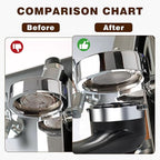 Espresso Coffee Machine Cleaning Brush, 360° Cleaning Push-Up Coffee Maker Brush, Espresso Machine Brush Coffee Cleaning Tool for 3 EARS 51MM Delonghi Dedica Style Series EC680 and EC685, SMEG ECF01