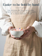 DOWAN 8.5 OZ Small Ceramic Bowls Set of 4 - White Bowls for Dessert, Dip, Side Dishes, Ice Cream, Fruit, Rice - Dishwasher & Microwave Safe (Soft White)