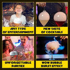 Cocktail Smoker Bubble Mixture for Smoke Infuser - 8oz, Smoker Machine and Wood Smoke Infuser Accessory - Cold Smoke for Drinks - made in USA