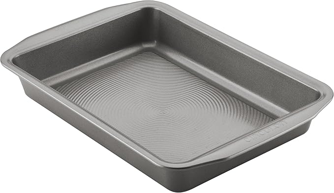 Circulon Nonstick Bakeware Rectangle Baking Pan / Cake Pan, 9 Inch x 13 Inch, Gray