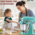 Pouring Shield for KitchenAid Tilt Head 4.5-5QT Stainless Steel (Only),Safety Pouring Shield,Splatter Guard for kitchenaid mixer bowl,Kitchen Aid Stand Mixers (Transparent Blue, for 4.5-5 QT)