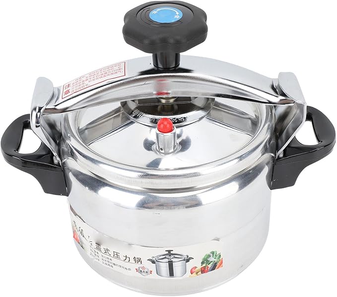 Haofy Large Capacity Pressure Cooker, Aluminum Alloy, Quick Cooking, Anti Stick Coating, Safety Design, Thickened, Commercial Household Use (9L)