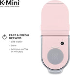 Keurig K-Mini Single Serve K-Cup Pod Coffee Maker, 6 to 12oz Brew size, with Cord Storage, Perfect for Small Spaces, Dusty Rose