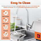 Heated Butter Spreader Stainless Steel Butter Wheel Butter Warmer Roller Bread Butter Spreader Wheel for Breakfast Picnics Barbecue Grill Camping 68-230℉ 110V