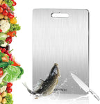 Titanium Cutting Board,Cutting Boards for Kitchen,Dishwasher Safe, Double-Sided, Suitable for Fruits, Vegetables, Meat, Outdoor, Housewarming Gifts, Etc(13.4″x9.1″)