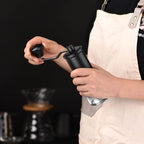 Manual Coffee Grinder - Adjustable Conical Burr Mill for Espresso, French Press, Pour Over - Portable Hand Crank, Stainless Steel, Travel & Camping