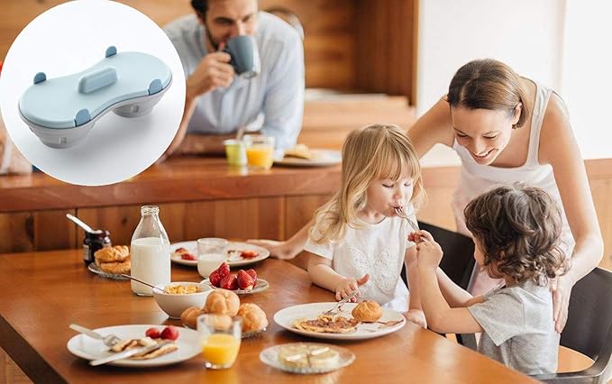 Egg Poacher Microwavable, Egg Steam with Measure Cup Dishwashable, Egg Maker Poached Egg Steamer Kitchen Gadget