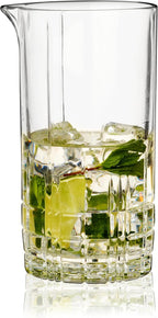 Spiegelau Perfect Mixing Glass - Large European Crystal Cocktail Glassware, Dishwasher Safe, 26.5 Oz - Set of 1