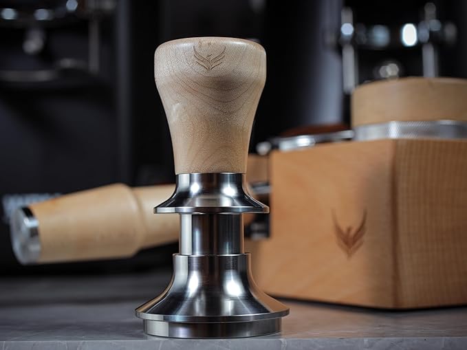 Breville Espresso Machine Accessories Set 54mm Calibrated Tamper, Tamping Station, Bottomless Portafilter, Coffee Distributor and Puck Screen