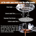 53.3mm Espresso Puck Screen-Food-Grade 316 Stainless Steel, 0.8mm Thickness, Reusable Filter for Espresso Portafilter-Compatible with Puck Screen 54mm Breville & Breville Coffee Accessories