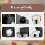 Stand Mixer, 5.5 Quart, 10 Speed Tilt-Head Food Mixer, Kitchen Electric Mixer with SS Bowl, Copper Motor, Beater, Dough Hook, SS Egg Whisk (300W Black)