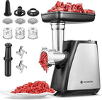 AAOBOSI Meat Grinder Electric, [2800W Max] Meat Grinder, Cheese Grater, Sausage Maker & Kibbe Kit for Home Use