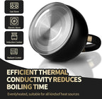 Stovetop Tea Kettle - 2.64 Quart Whistling Tea Pot for Stove Top, Stainless Steel Tea Kettle for All Stovetops Including Induction, Gas, Electric | Ergonomic Pouring Design