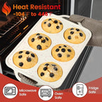 Silicone Muffin Pans for Baking, Metal Reinforced Frame Jumbo 6 Cups & Regular 12 Cups Cupcake Pan Nonstick Muffin Pan for Homemade Baking Easy to Handle