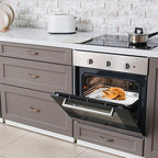 Party Bargains Aluminum Broiler Pans - 24 Pack, Heavy-Duty Disposable Grill Pans for Cooking, Roasting, BBQ, and Picnic (Max 240°C)