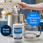 Essential Values Citric Acid Powder Cleaning for Water Distillers - Bulk 2 LBS Universal Descaler for Distilling Machines, Kettles & More - Remove Limescale & Mineral Buildup Fast