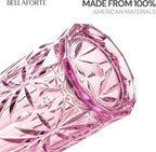 BELLAFORTE Shatterproof Tritan Tall Tumbler, Set of 4, 18oz - Myrtle Beach Drinking Glasses - Unbreakable Plastic Drinking Glasses for Gifting, Parties, New Year - BPA Free - Dishwasher Safe - Pink