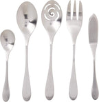 Knork Original Flatware Set, Silver Matte