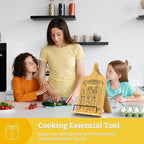 Kitchen Conversion Chart Cookbook Stand, Recipe Holder for Kitchen Counter, Cookbook Holder Stand, Kitchen Book Holder, Unique Gifts for Women, Natural Wood Color