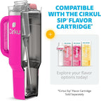Cirkul 40oz. Brink Stainless Steel Tumbler with Handle, All-Day StrawSip™, Double-Wall Insulated